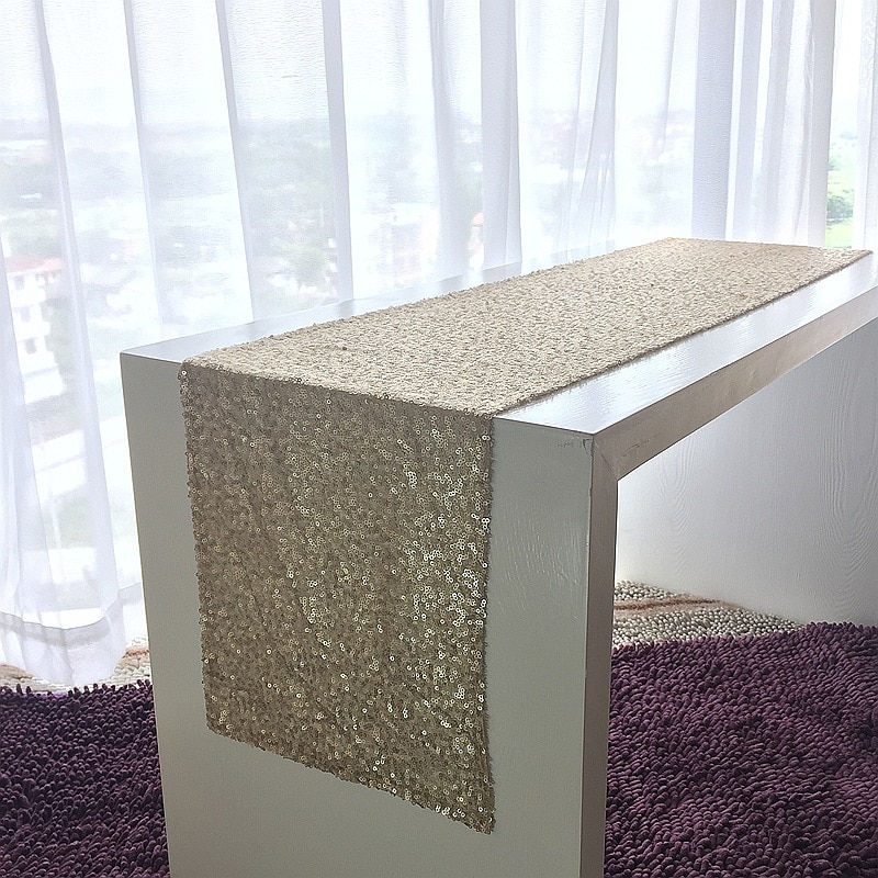 Sequin Table Runner Fabric Decor
