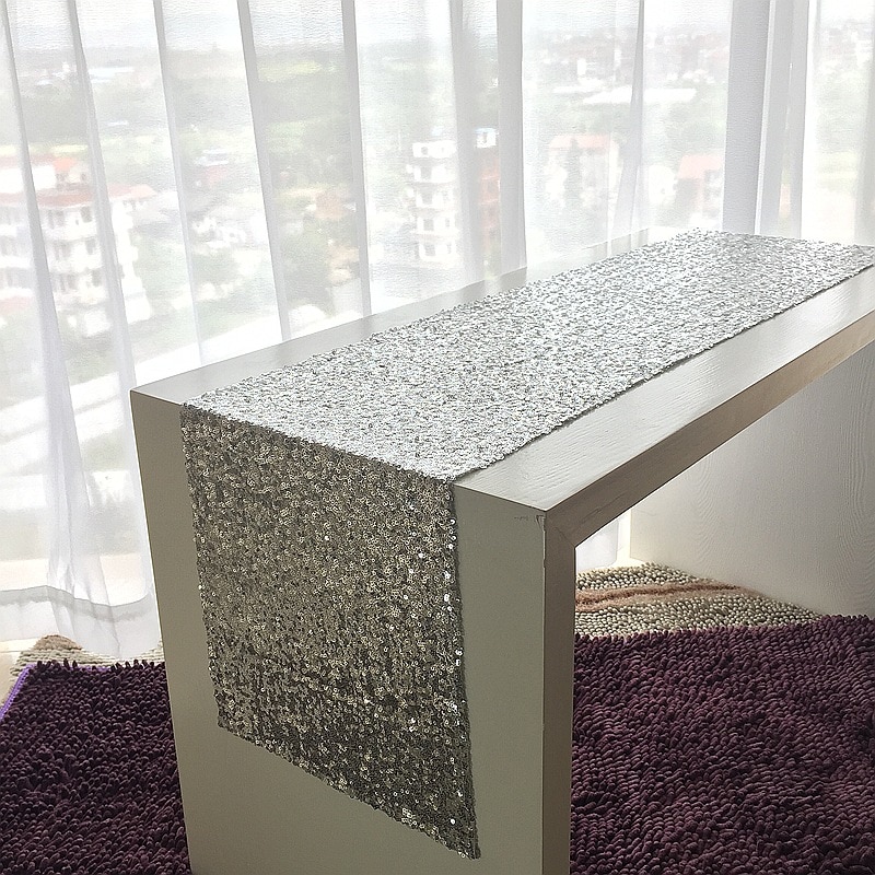 Sequin Table Runner Fabric Decor