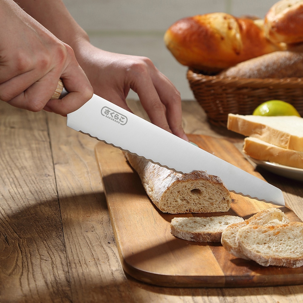 Serrated Bread Cutting Knife