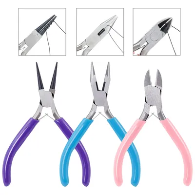 Set of Pliers for Jewelry Making (3 Pcs) Set of Pliers for Jewelry Making (3 Pcs)
