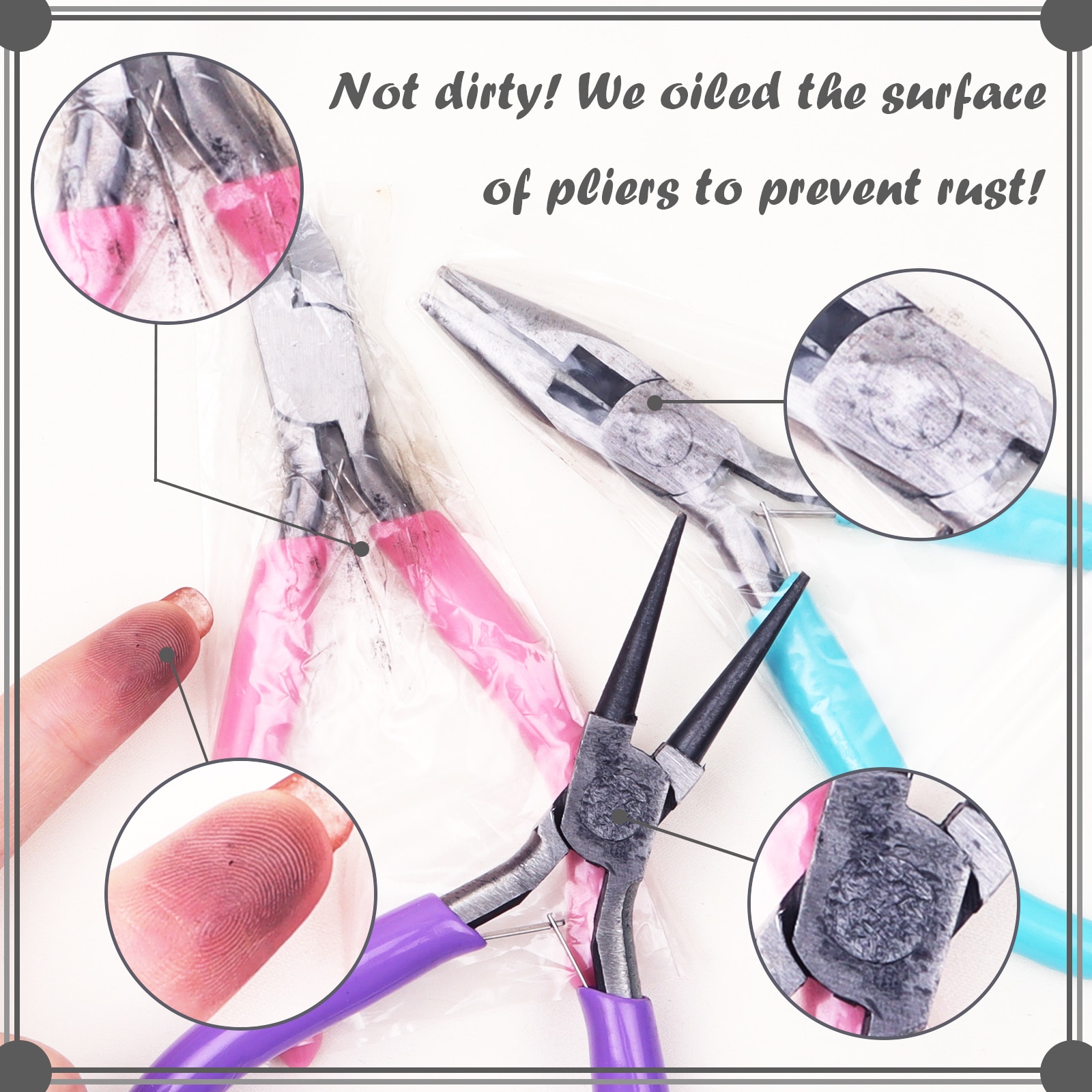 Set of Pliers for Jewelry Making (3 Pcs) Set of Pliers for Jewelry Making (3 Pcs)