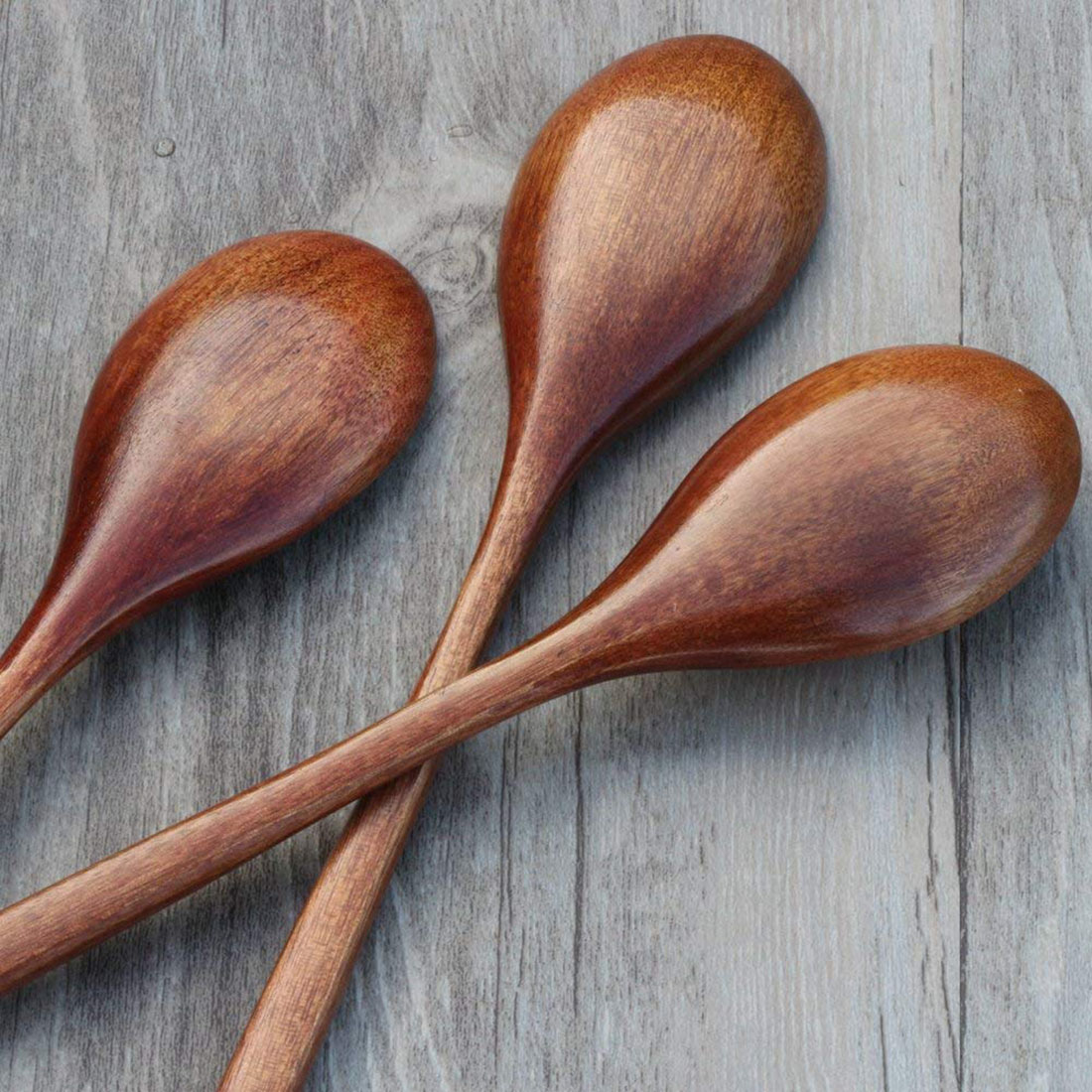 Set of Wooden Spoons for Eating (6 Pcs) Set of Wooden Spoons for Eating (6 Pcs)