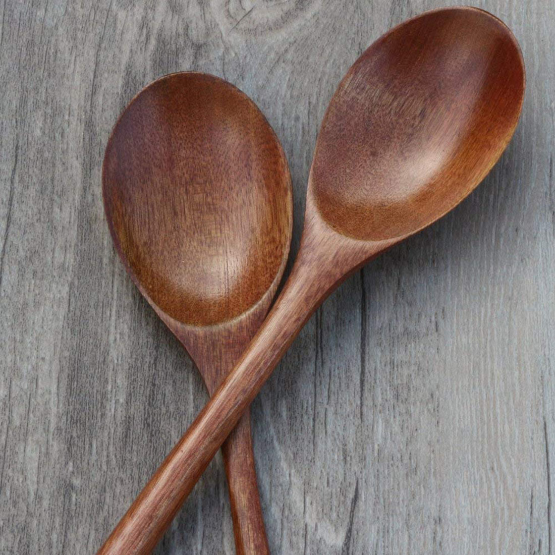 Set of Wooden Spoons for Eating (6 Pcs) Set of Wooden Spoons for Eating (6 Pcs)