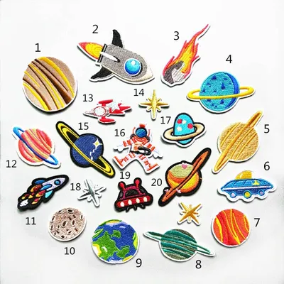 Sew On Patches 20PC Set Sew On Patches 20PC Set
