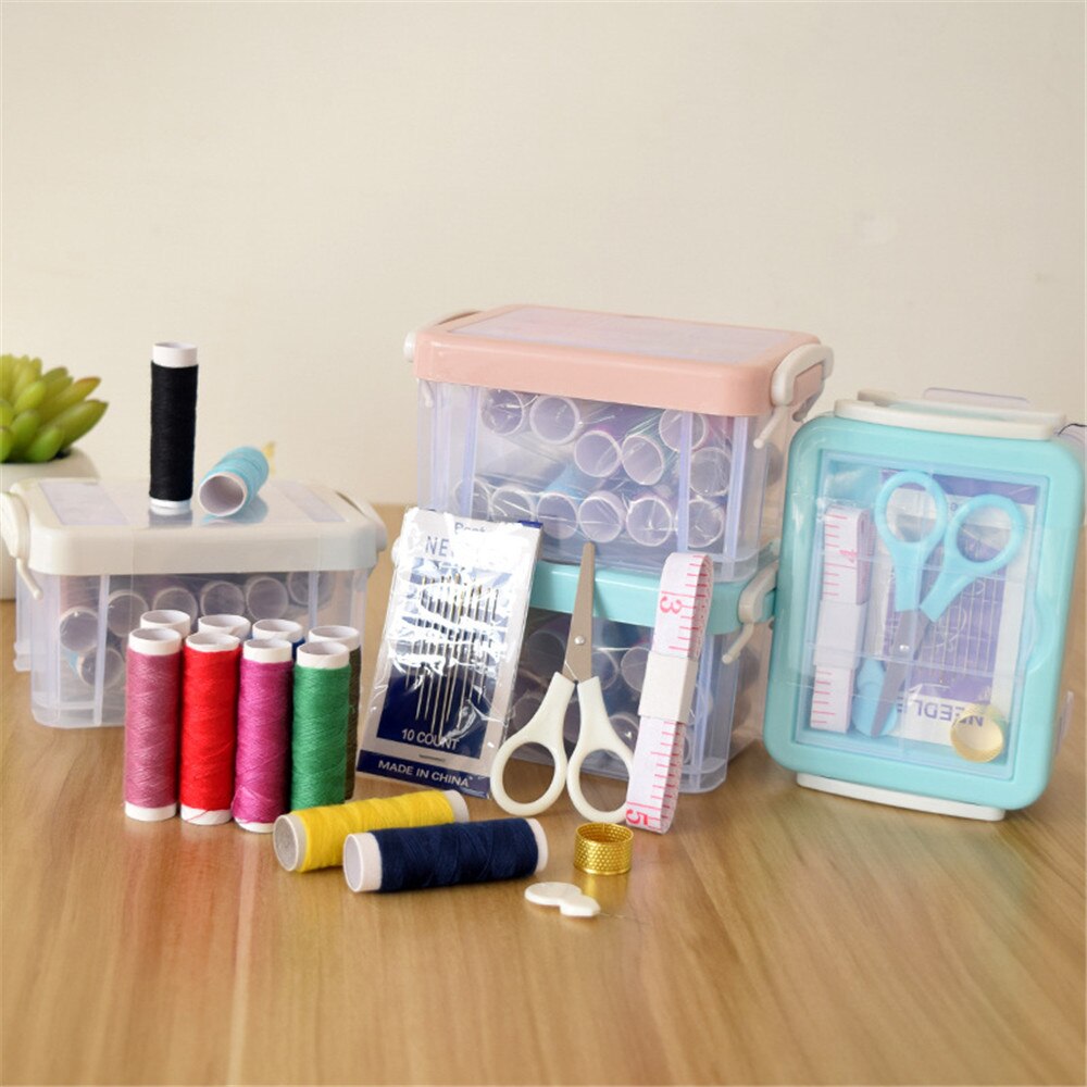 Sewing Kit Organizer with Sewing Materials Sewing Kit Organizer with Sewing Materials