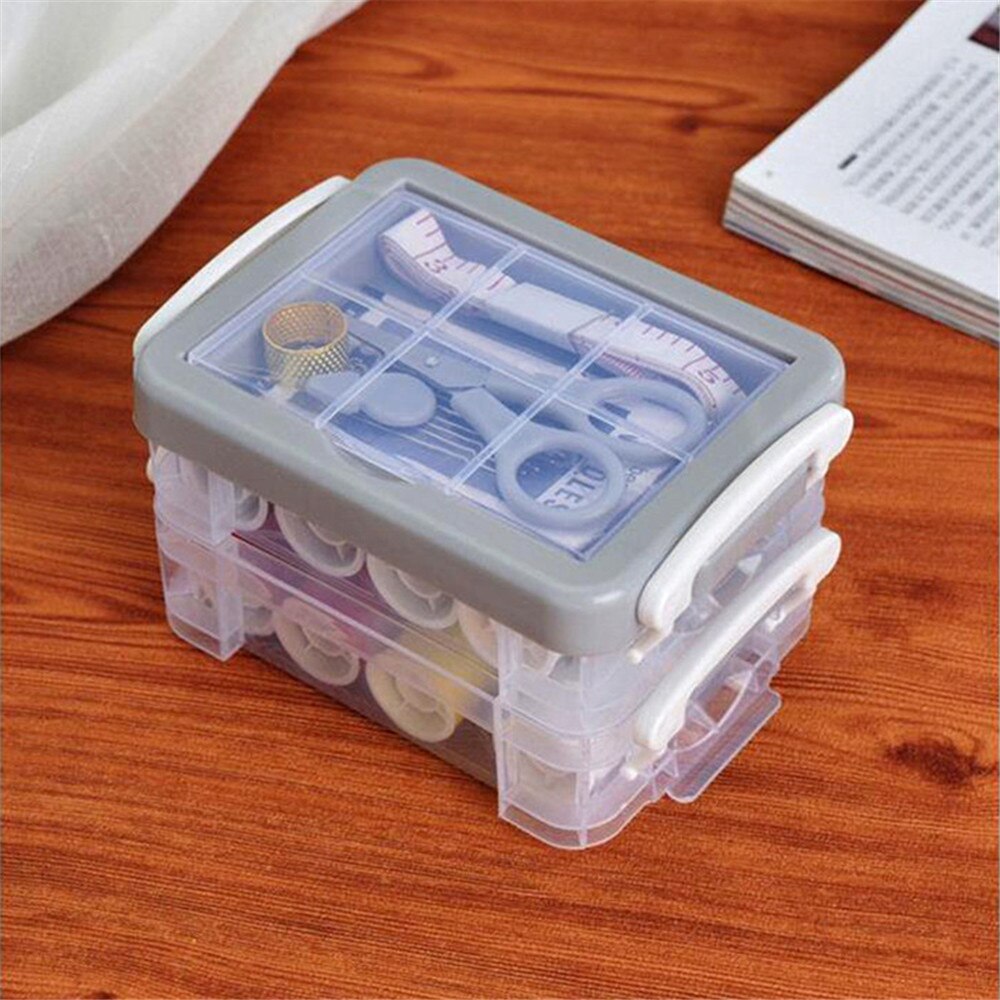 Sewing Kit Organizer with Sewing Materials Sewing Kit Organizer with Sewing Materials
