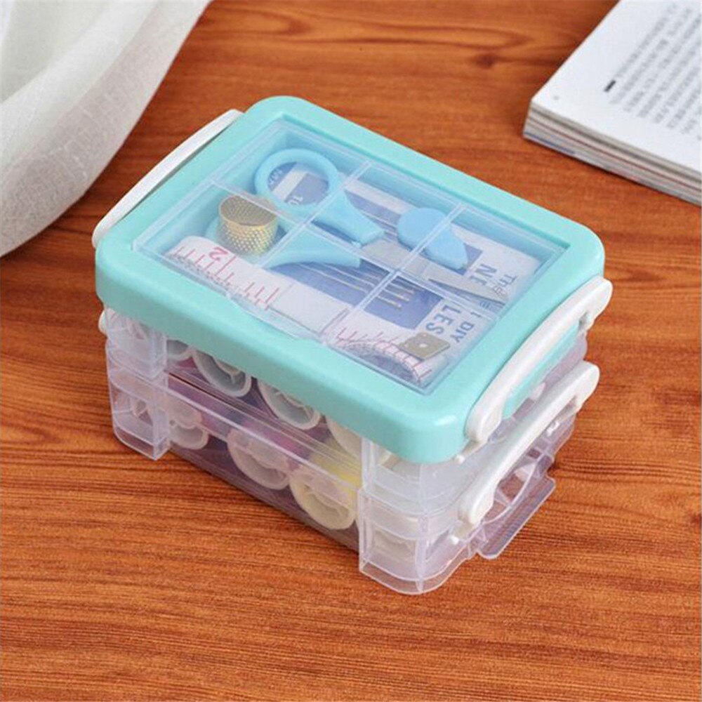 Sewing Kit Organizer with Sewing Materials Sewing Kit Organizer with Sewing Materials