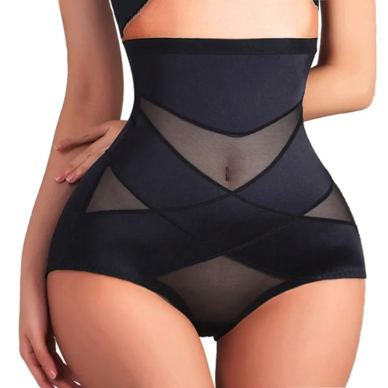 Sexy Cross Body Shaper High Waist Panties Women Underwear Girdle Belly Tummy Control Trainer Shapewear Slimming