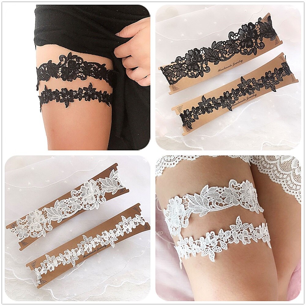 Sexy Elastic Lace Leg Garters (2 pcs) Sexy Elastic Lace Leg Garters (2 pcs)