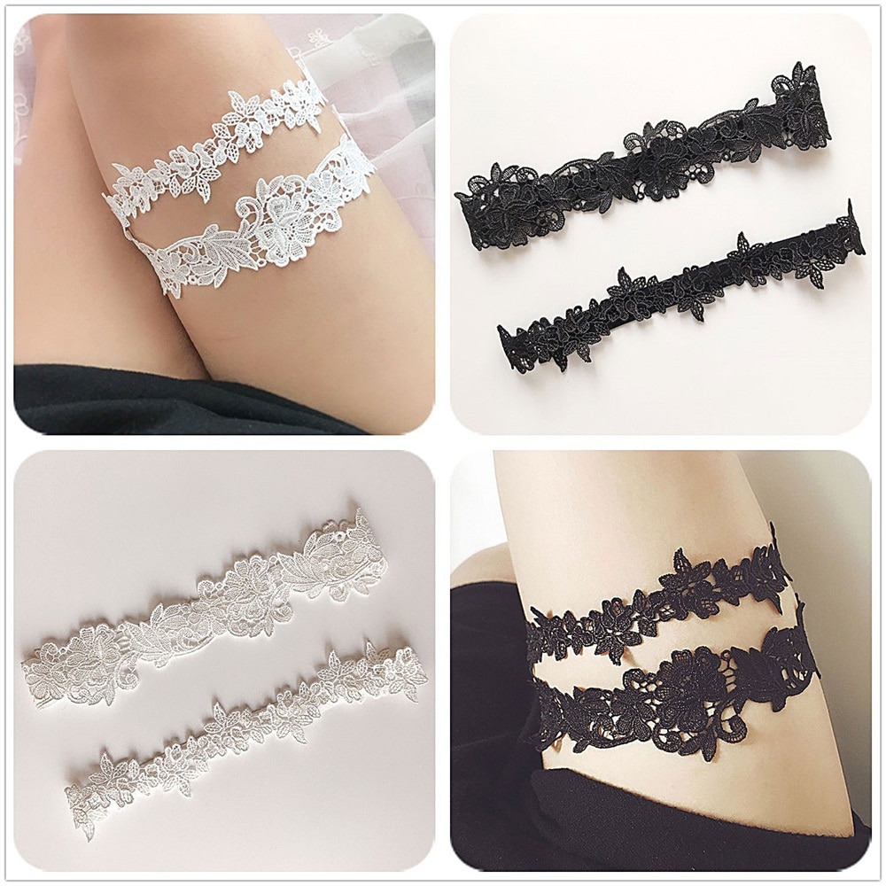 Sexy Elastic Lace Leg Garters (2 pcs) Sexy Elastic Lace Leg Garters (2 pcs)