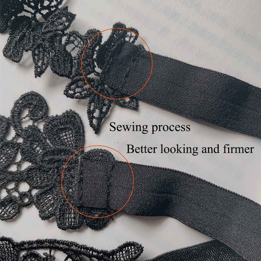 Sexy Elastic Lace Leg Garters (2 pcs) Sexy Elastic Lace Leg Garters (2 pcs)