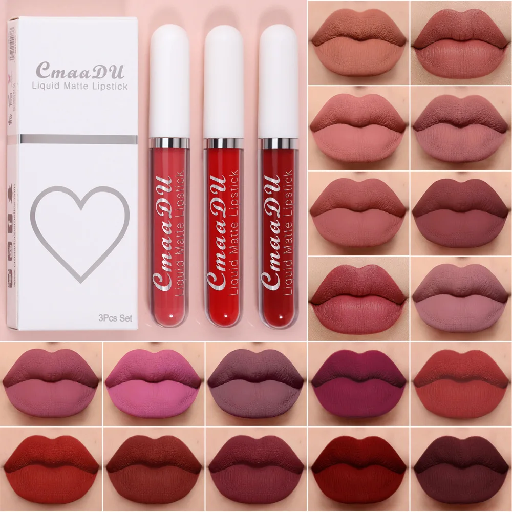 Sexy Long Lasting Velvet Matte Lip Gloss Liquid Lipstick Lip Makeup Women Beauty Red Nonstick Cup Waterproof Lip Gloss Sexy Long Lasting Velvet Matte Lip Gloss Liquid Lipstick Lip Makeup Women Beauty Red Nonstick Cup Waterproof Lip Gloss