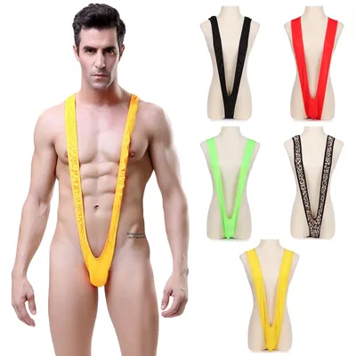 Sexy Stretchable Mankini Suit