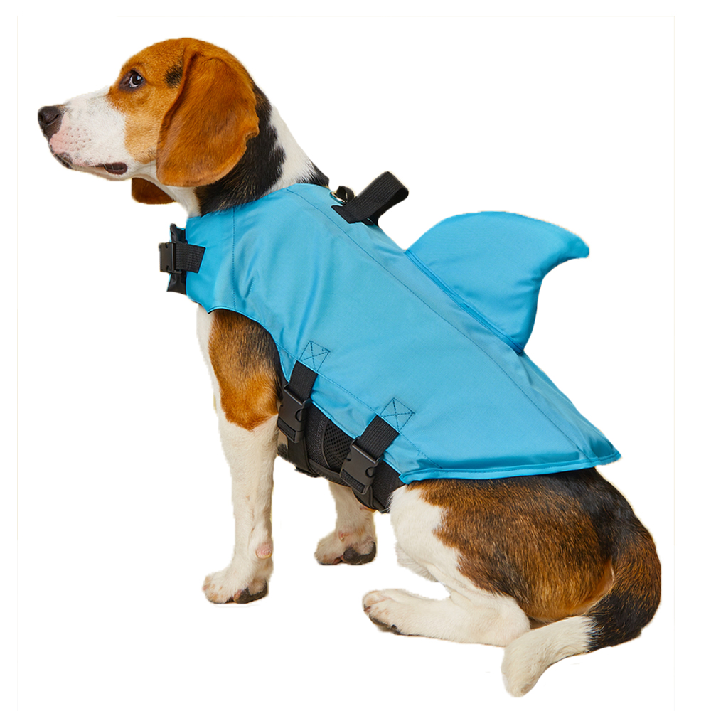 Shark Dog Life Jacket Enhanced Buoyancy Small Dogs Swimming Clothes Safety Vest with Handle for Medium Large Dogs Shark Dog Life Jacket Enhanced Buoyancy Small Dogs Swimming Clothes Safety Vest with Handle for Medium Large Dogs