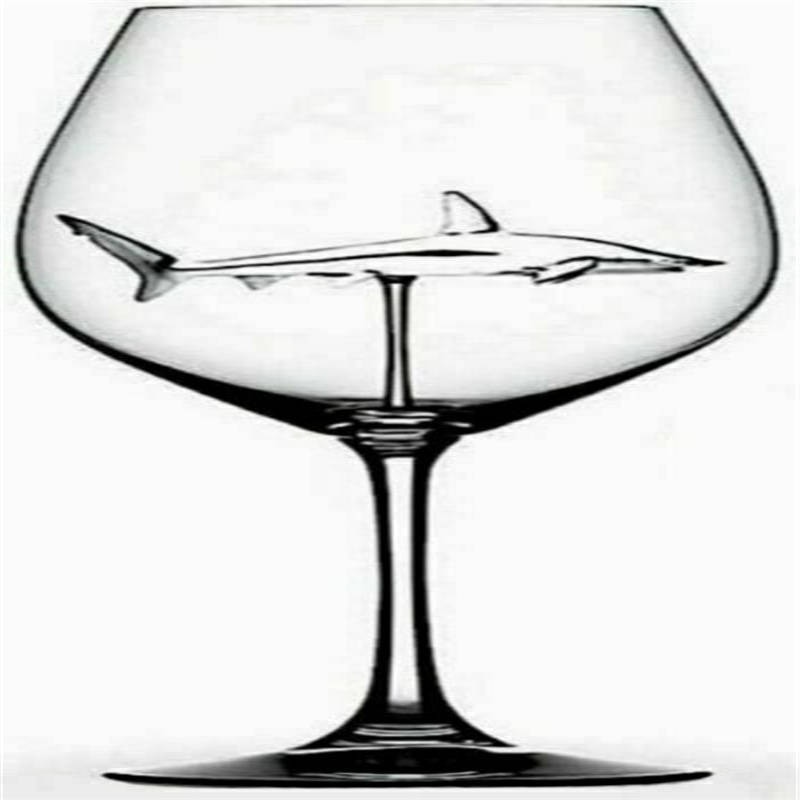 Shark Wine Glass Creative Cup