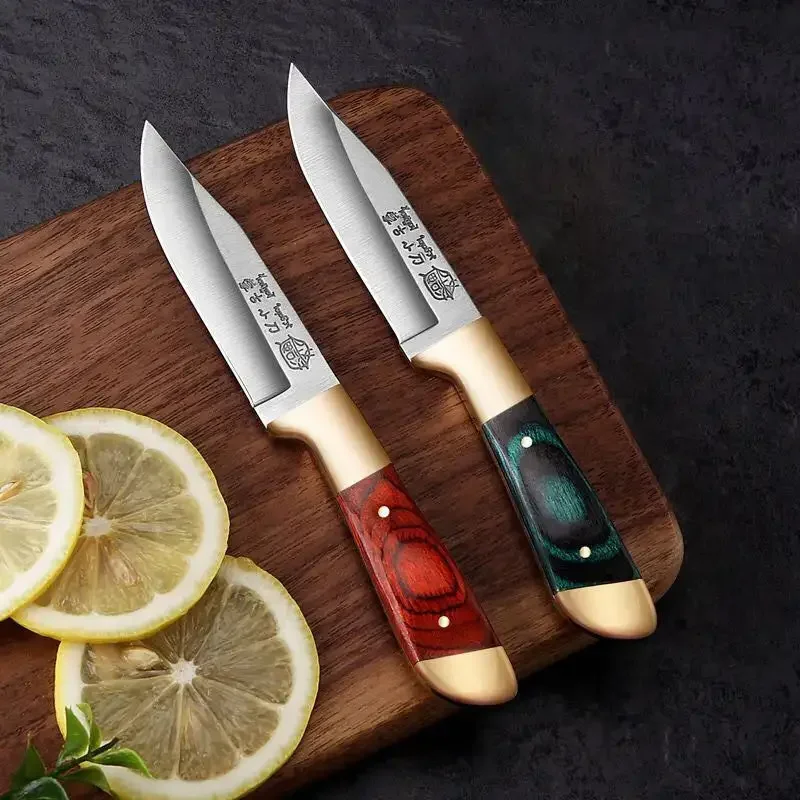 Sharp Fruit Knife, Outdoor Boning-Knife, EDC Portable pocket-Knife, Lamb Chop-Knife, BBQ knife, Survival-Knife