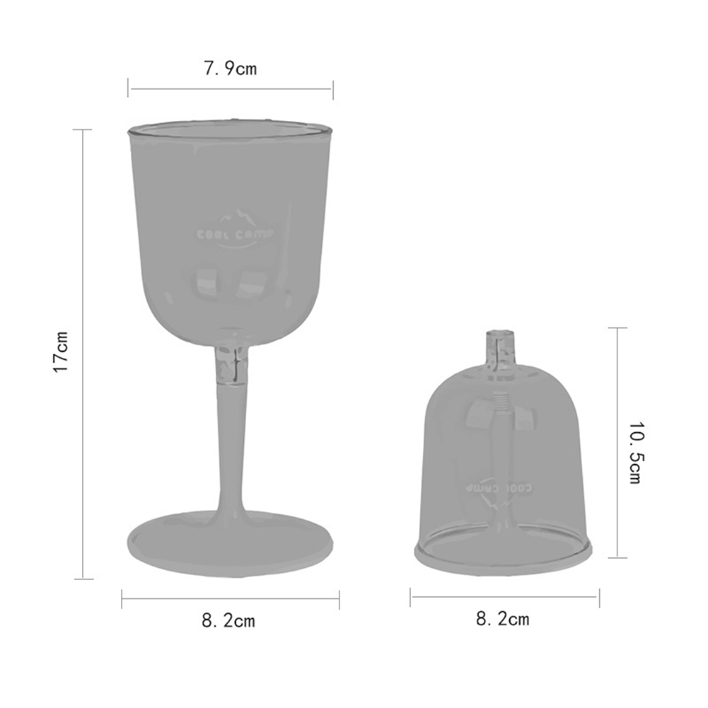 Shatterproof Collapsible Wine Glass