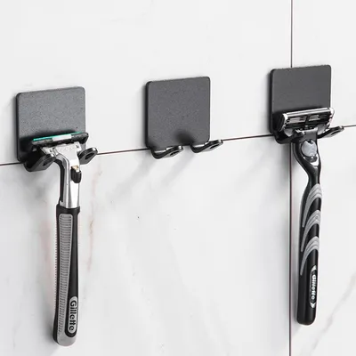 Shaver Holder Bathroom Razor Rack (2Pcs) Shaver Holder Bathroom Razor Rack (2Pcs)