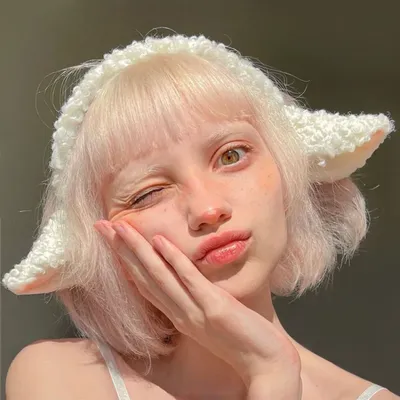 Sheep Kc Lolita Hand-Made Headband Lamb Ears Animal Headdress