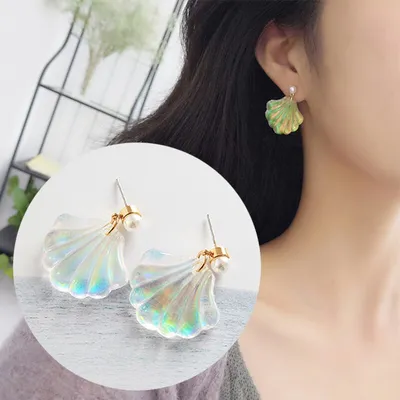 Shell Earring Elegant Accessory Shell Earring Elegant Accessory
