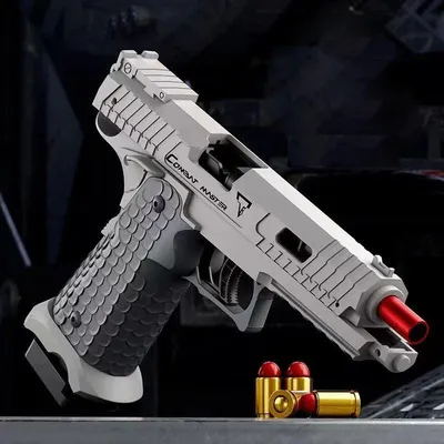Shell Ejection Pistol Decompression Radish Gun Soft Bullet Launcher Toy Gun Shell Ejection Pistol Decompression Radish Gun Soft Bullet Launcher Toy Gun