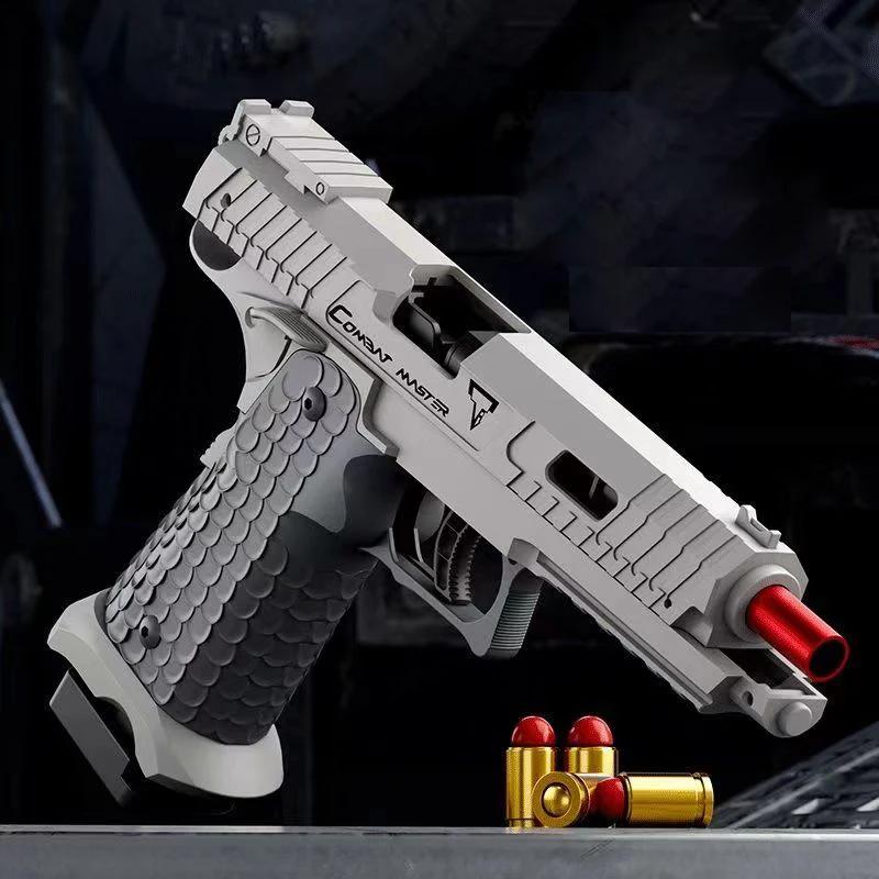 Shell Ejection Pistol Decompression Radish Gun Soft Bullet Launcher Toy Gun Shell Ejection Pistol Decompression Radish Gun Soft Bullet Launcher Toy Gun