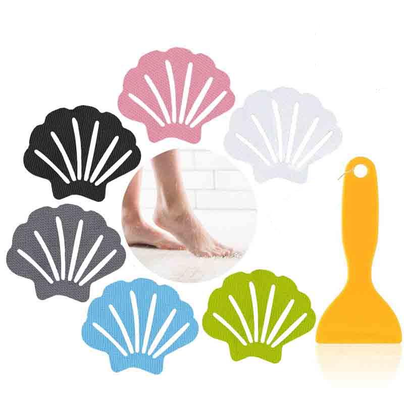 Shell Shape Non Slip Bathtub Stickers (20 pcs)
