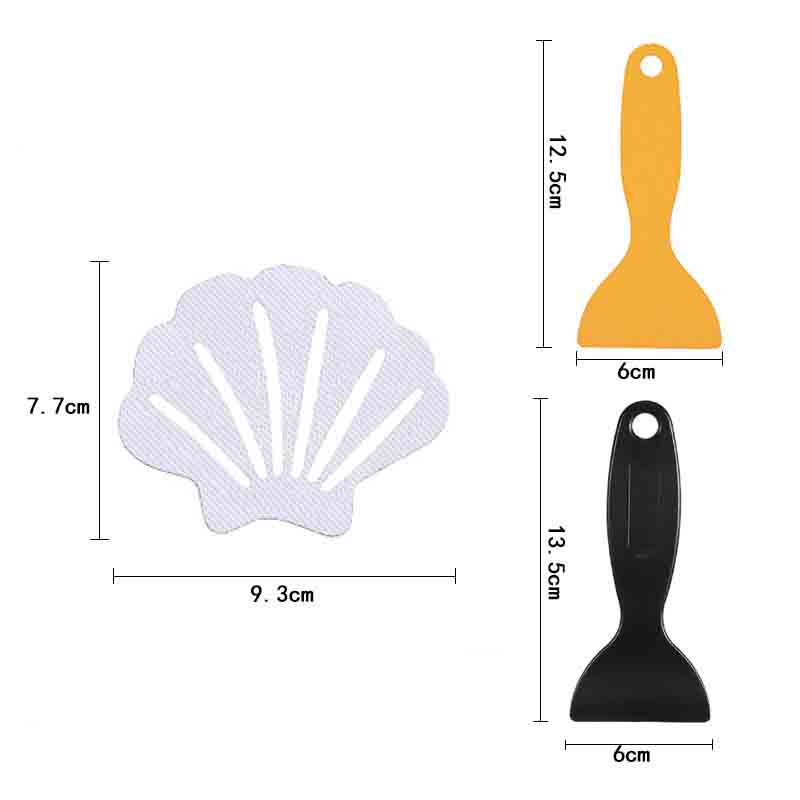 Shell Shape Non Slip Bathtub Stickers (20 pcs) Shell Shape Non Slip Bathtub Stickers (20 pcs)