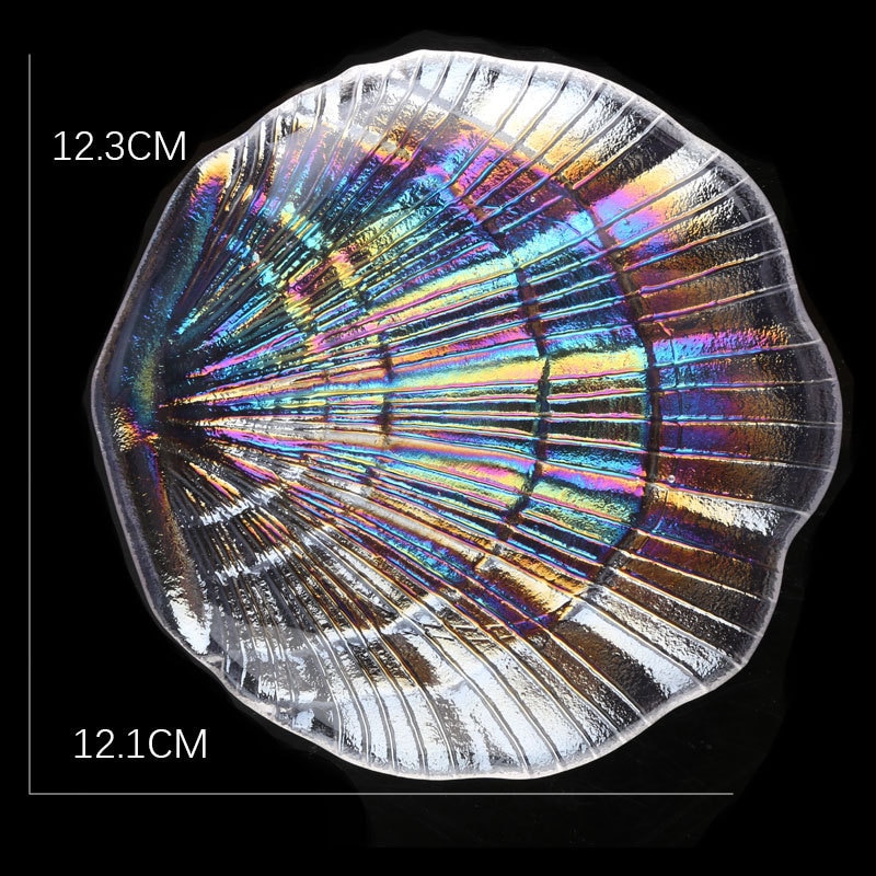 Shell Trinket Dish Crystal Tray Shell Trinket Dish Crystal Tray