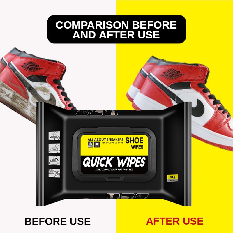 Shoe Cleaning Wipes Disposable Cleaner