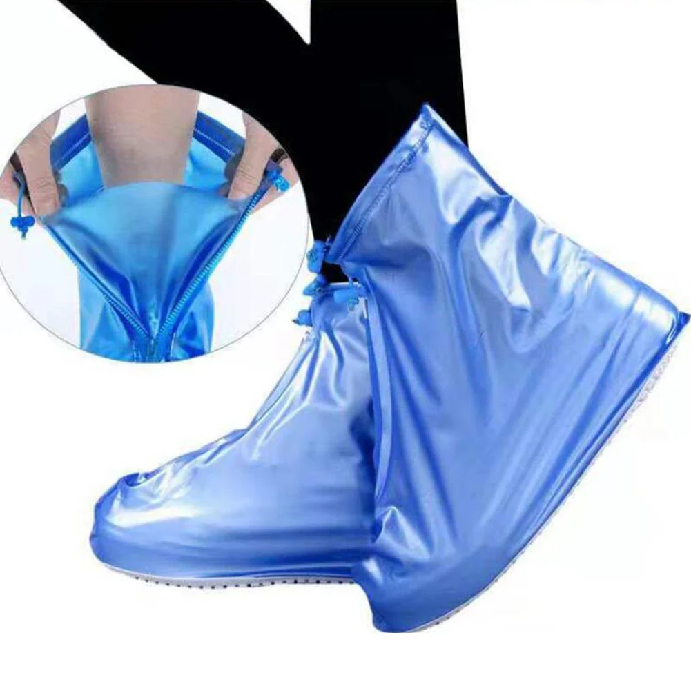 Shoes Covers for Rain Flats Ankle Boots Cover PVC Reusable Non-slip Cover for Shoes with Internal Waterproof Layer Shoes Covers for Rain Flats Ankle Boots Cover PVC Reusable Non-slip Cover for Shoes with Internal Waterproof Layer