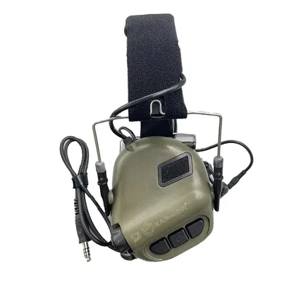 Shooting Earmuffs Tactical Noise Reduction Headset with Helmet ARC Rail Adapter with Kenwood PTT adapter New Shooting Earmuffs Tactical Noise Reduction Headset with Helmet ARC Rail Adapter with Kenwood PTT adapter New