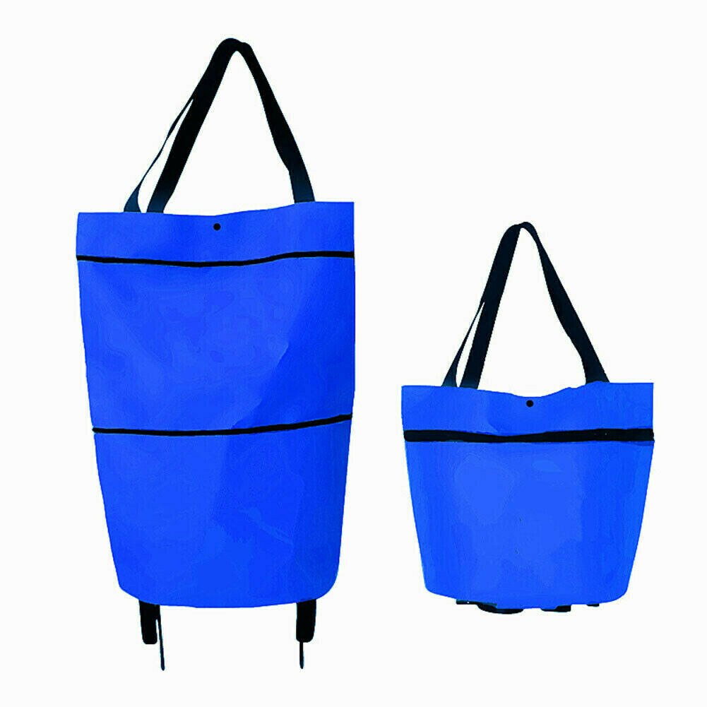Shopping Bag with Wheels Foldable Trolley Shopping Bag with Wheels Foldable Trolley