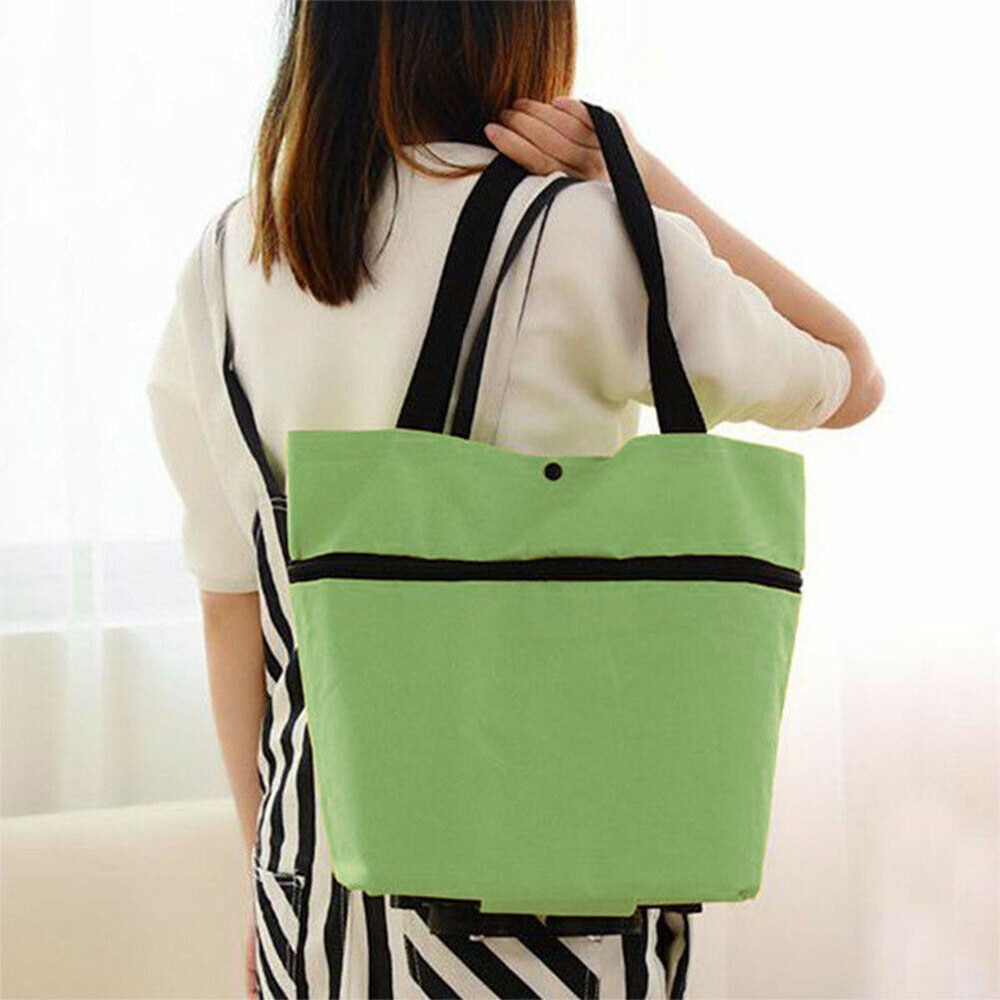 Shopping Bag with Wheels Foldable Trolley Shopping Bag with Wheels Foldable Trolley
