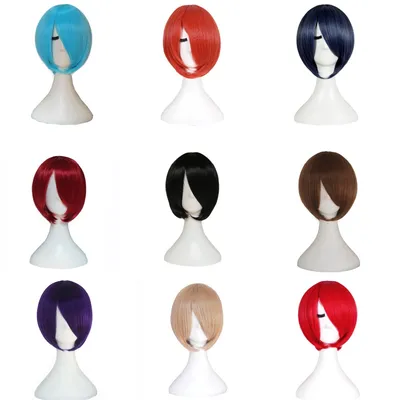 Short Bob Wigs Synthetic Hair