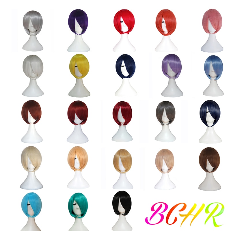 Short Bob Wigs Synthetic Hair