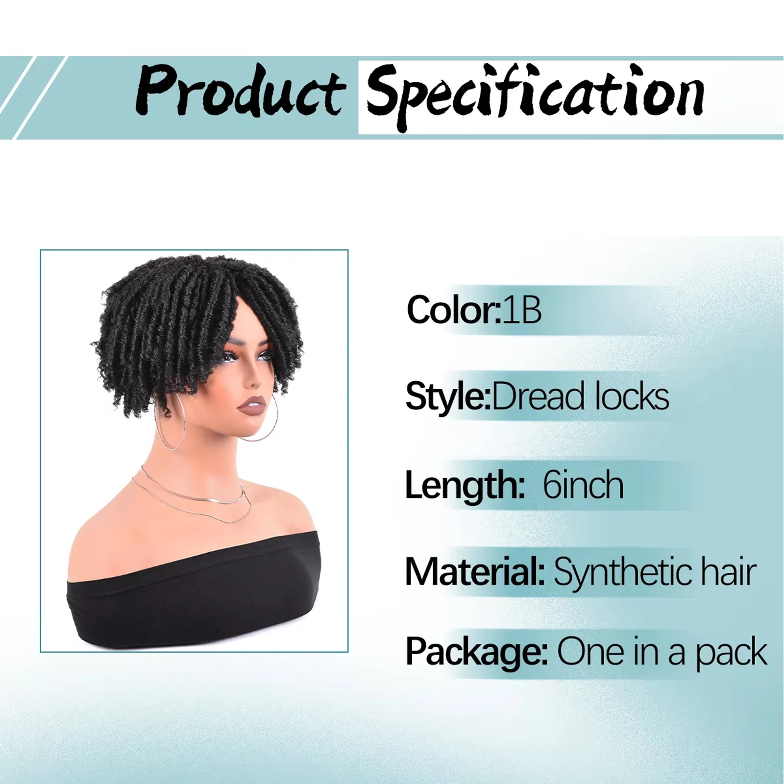 Short Crochet Wigs Synthetic Clips in Hair Toupee Extensions Afro Synthetic Braided Half Wig Dreadlock Hairpieces For
