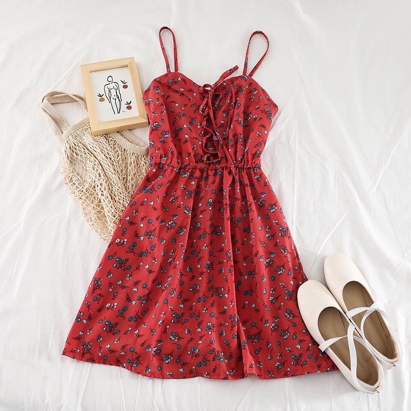 Short Floral Dress Sleeveless Apparel Short Floral Dress Sleeveless Apparel