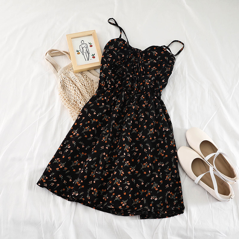Short Floral Dress Sleeveless Apparel Short Floral Dress Sleeveless Apparel