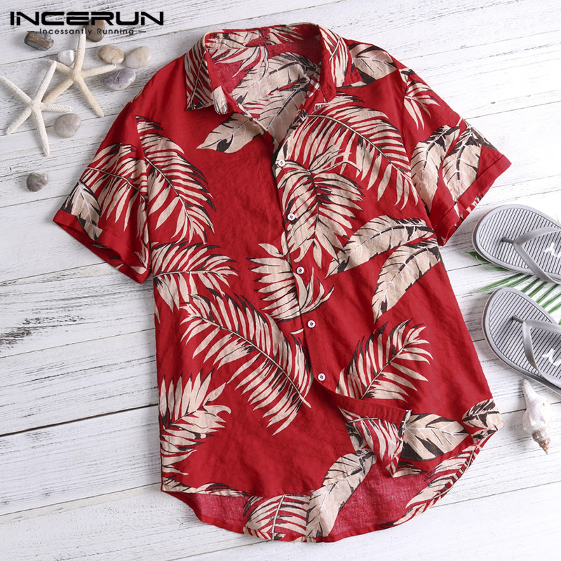 Short Sleeve Men Hawaiian Shirt Short Sleeve Men Hawaiian Shirt