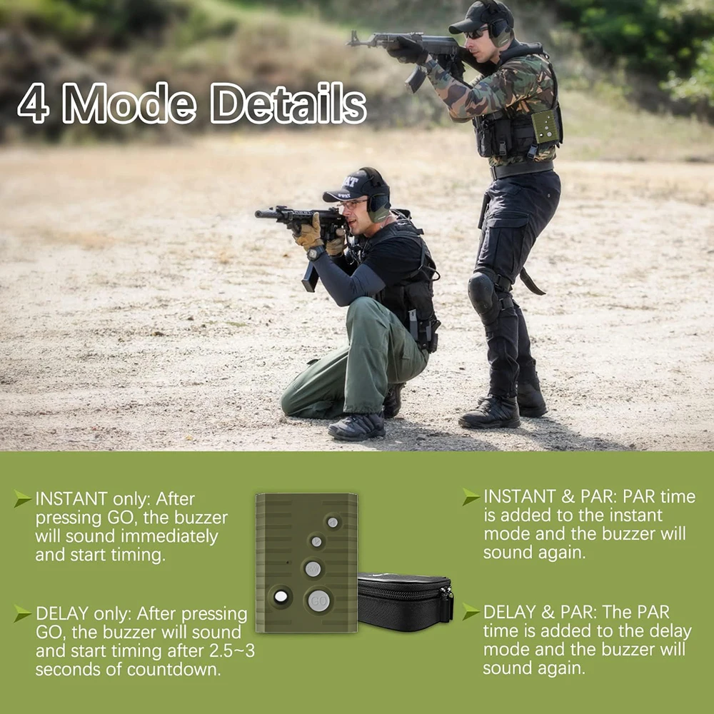Shot Timers IPSC Competition Shooting pro Timer For Steel Challenge Competition Timer Air-soft Training With LCD display
