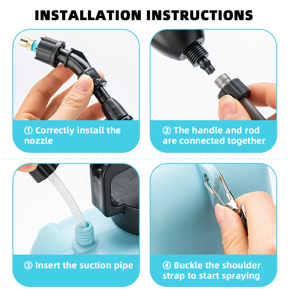 Shoulder-type Electric Pesticide Sprayer 2000mAh Lithium Battery Spray Garden Power Tool Comes with 5L Bucket USB Shoulder-type Electric Pesticide Sprayer 2000mAh Lithium Battery Spray Garden Power Tool Comes with 5L Bucket USB