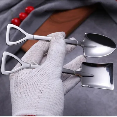 Shovel Spoons Stainless Steel (2 Pcs) Shovel Spoons Stainless Steel (2 Pcs)