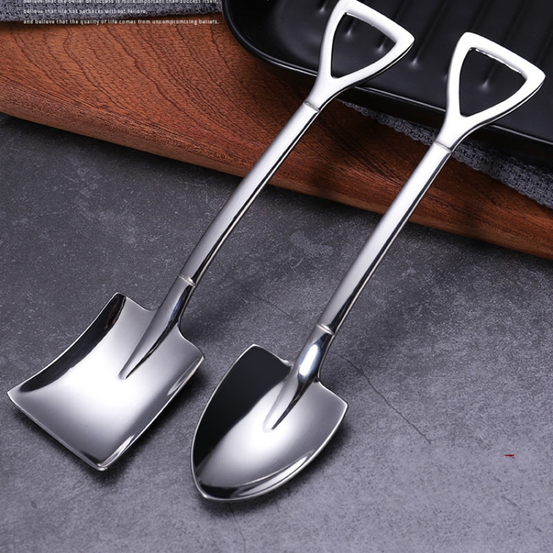 Shovel Spoons Stainless Steel (2 Pcs) Shovel Spoons Stainless Steel (2 Pcs)