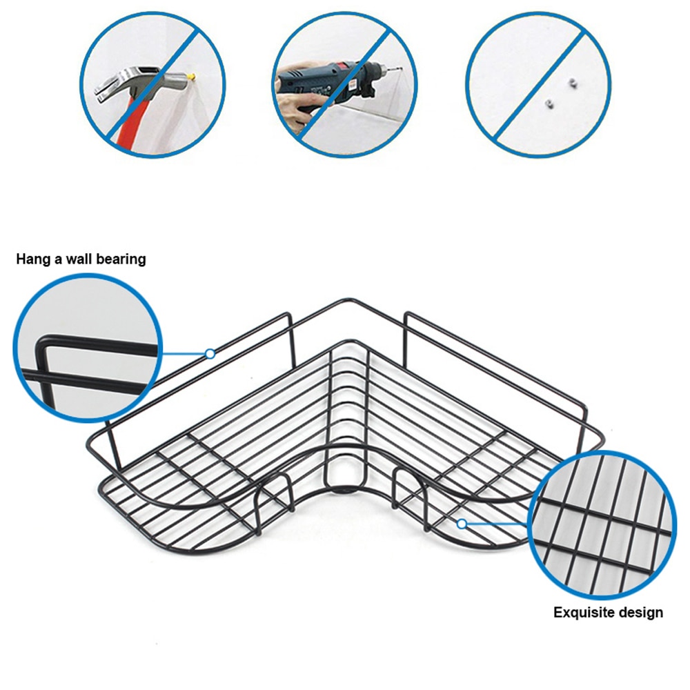 Shower Corner Rack Shelf Storage