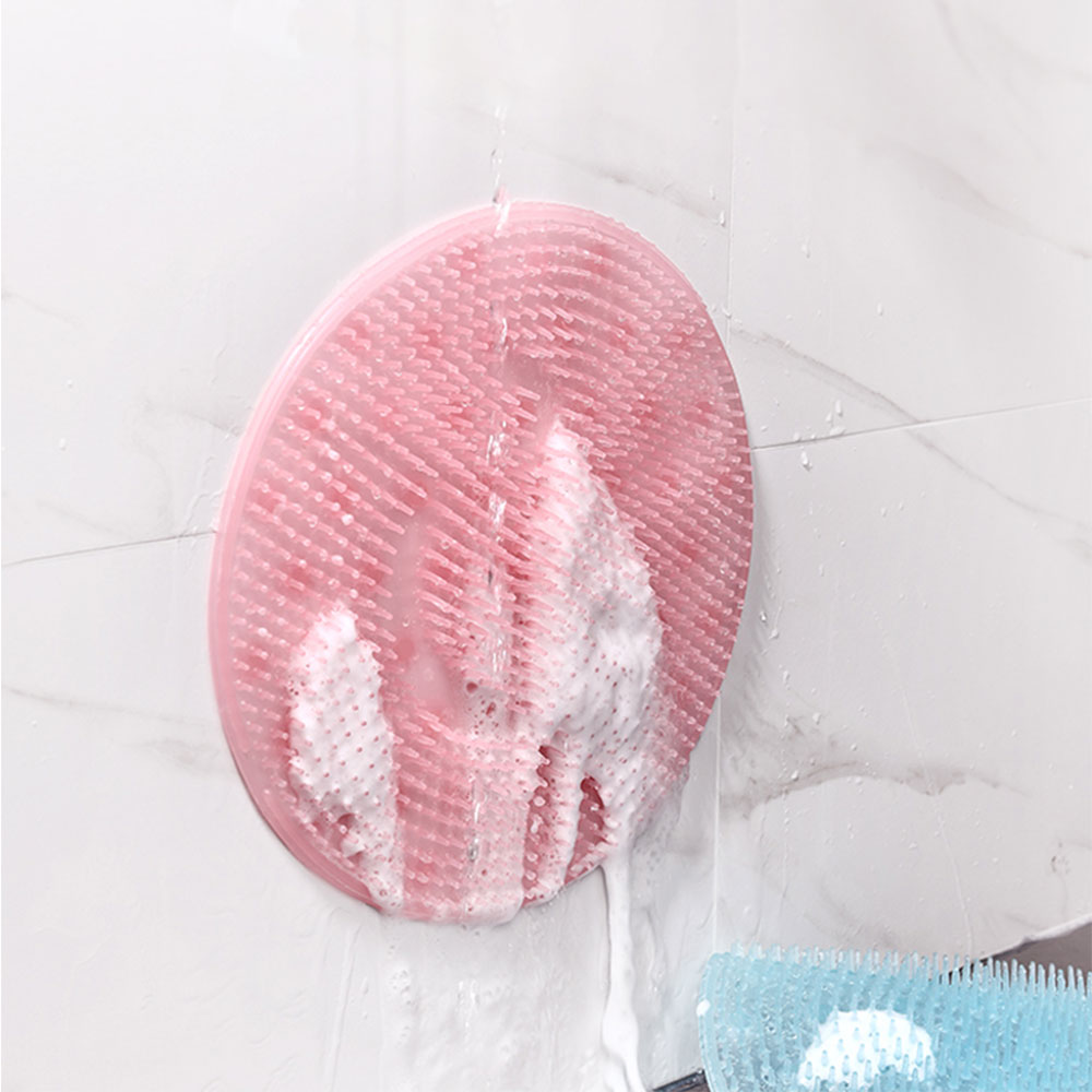 Shower Foot Scrubber Mat Silicone Scrubber Shower Foot Scrubber Mat Silicone Scrubber