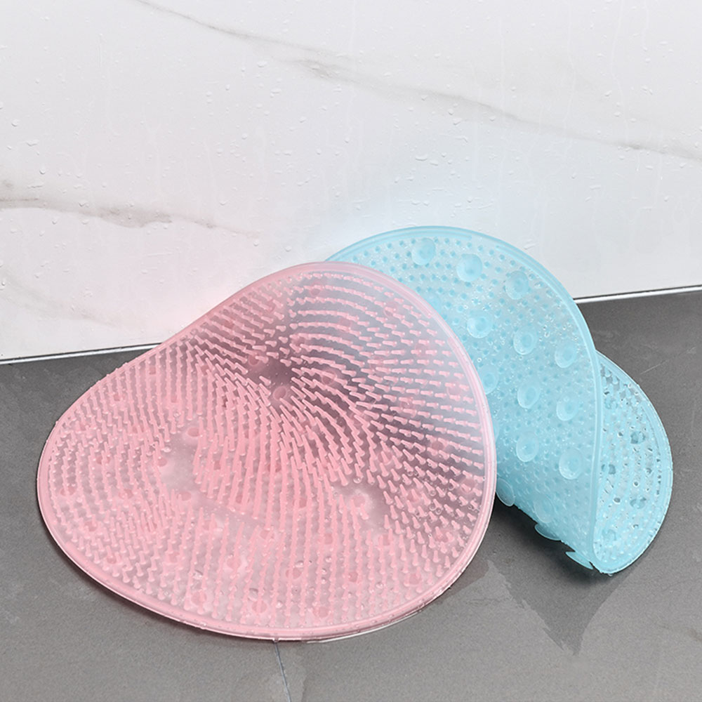 Shower Foot Scrubber Mat Silicone Scrubber Shower Foot Scrubber Mat Silicone Scrubber