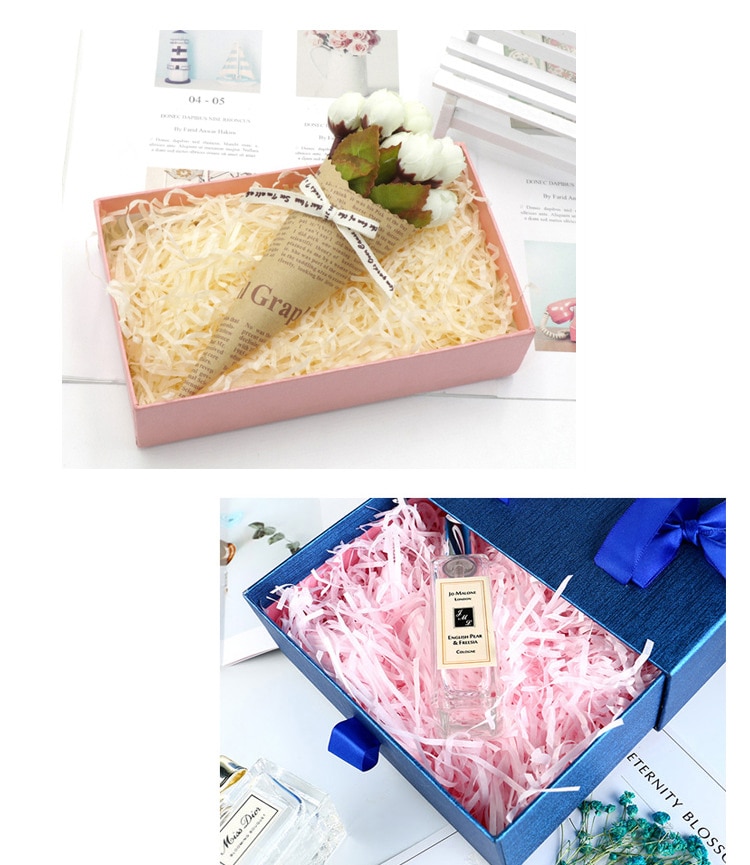 Shredded Paper Fillers for Gift Wrapping