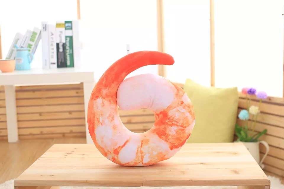 Shrimp Pillow Neck Cushion Shrimp Pillow Neck Cushion