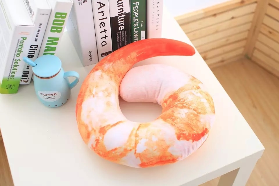 Shrimp Pillow Neck Cushion Shrimp Pillow Neck Cushion